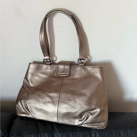 Metallic Coach Handbag - Picture 3 of 11